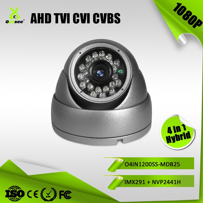 1080P 2MP 25M IR range Vandalproof AHD TVI CVI CVBS Hybrid 4 in 1 home security camera outdoor camera cctv
