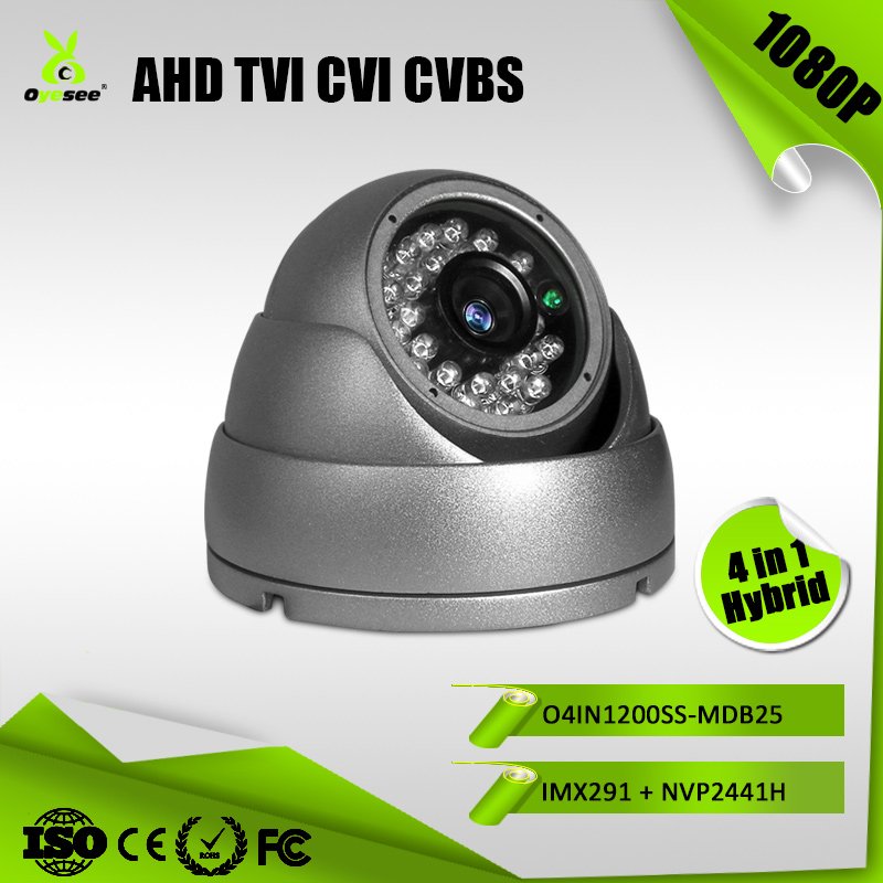 1080P 2MP 25M IR range Vandalproof AHD TVI CVI CVBS Hybrid 4 in 1 home security camera outdoor camera cctv