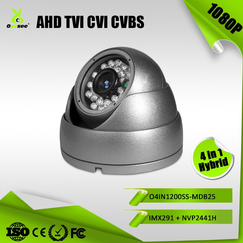 1080P 2MP 25M IR range Vandalproof AHD TVI CVI CVBS Hybrid 4 in 1 home security camera outdoor camera cctv