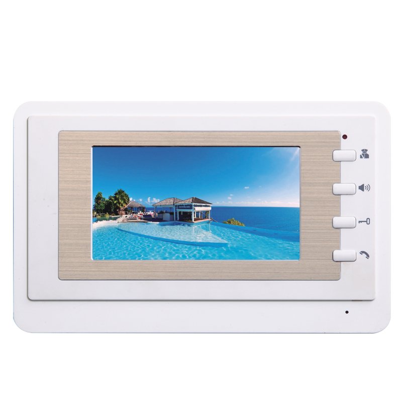 High Quality 4.5 Inch Camera intercom System Door Bell Smart Home Video building Intercom Metal HD white light night vision