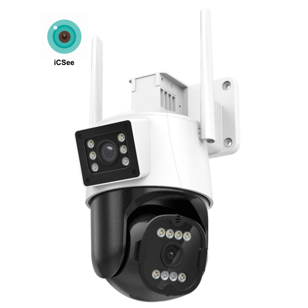 3MP and 3MP 6MP Wireless CCTV Outdoor Surveillance 3.6mm PTZ Tandem Camara De Seguridad ICSEE WIFI Camera de Seguranca Network