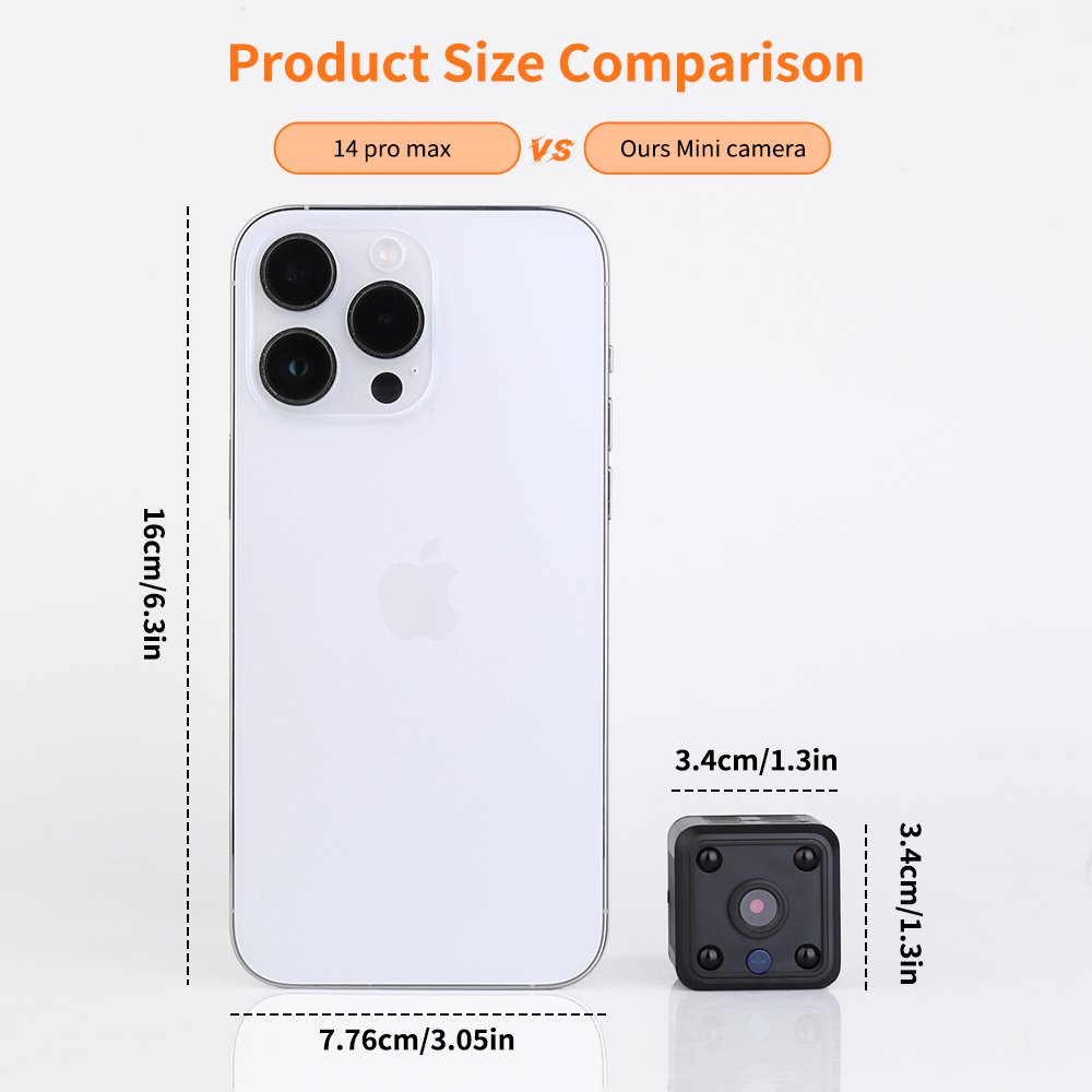 Portable 1080P Hd Night Vision Camara Portatil Mini Camera Wifi Ip New Security Camera For The House