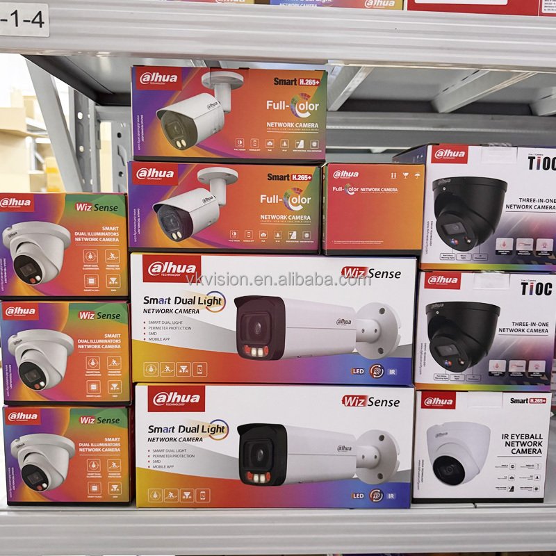 IPC-HFW3549E-AS-LED 5MP Full Color Audio Alarm Fixed focal Warm LED Bullet WizSense Network Camera