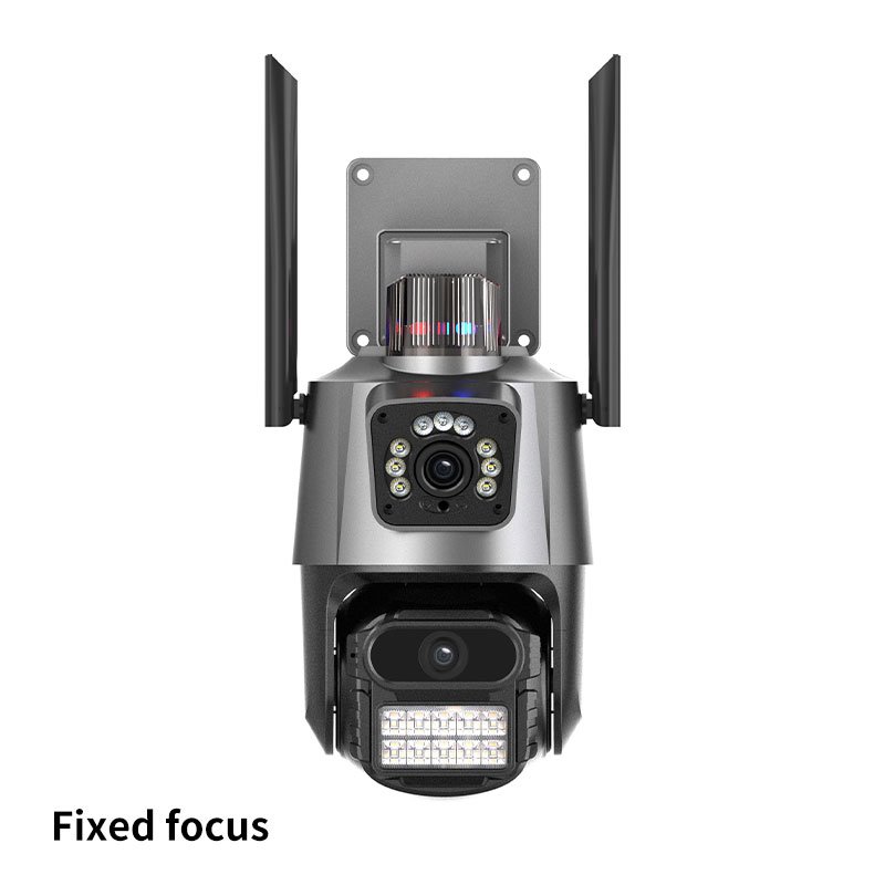 ICsee APP 8X Hybrid Zoom 6MP Three Lens Cctv WIFI Security Camera Audio Ptz Wireless Network Camera