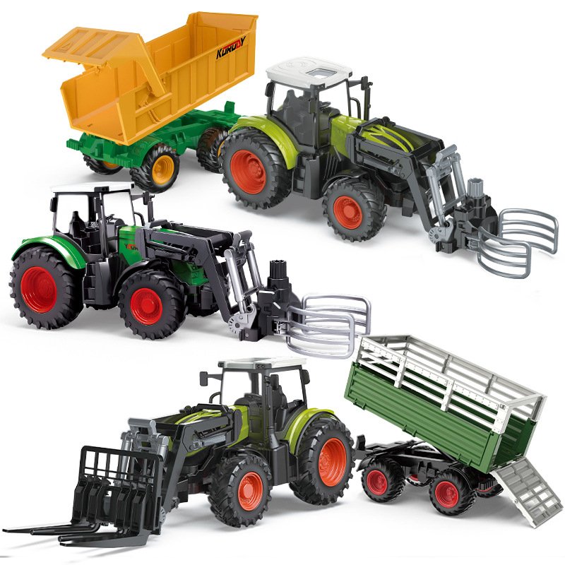 New selling 6 Channel 1/24 Remote Control Simulator Toy Mini Remote control Farm tractor supply Toys for kids