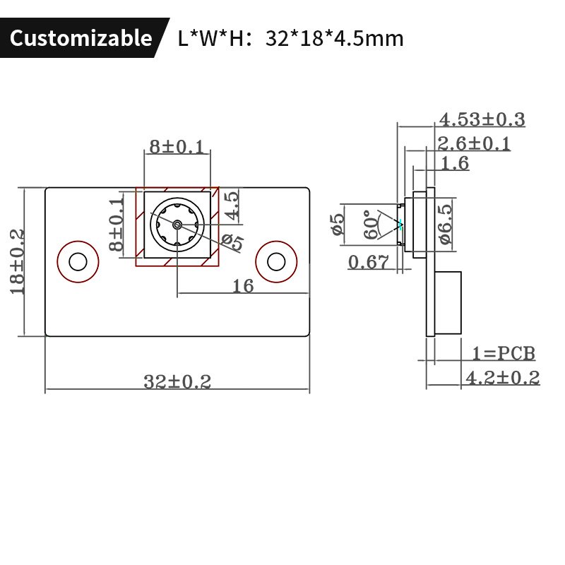 Low Light GC0310 GC0308 GC0309 OV7725 Sensor Camera Module VGA 0.3MP USB mini Camera Low power consumption