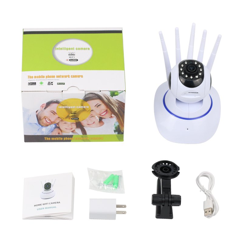 Two Way Audio Wireless Smart Home Indoor 360 degree Pano Security Camera