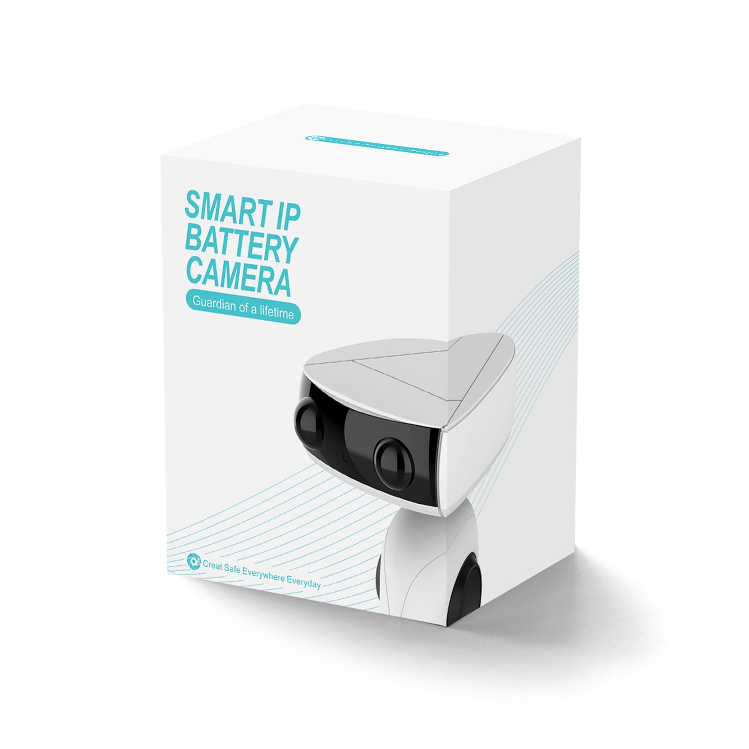 Promotion W001 6400mAh Battery CCTV Wireless Camera Robot Model 1080P Audio Video Record PIR Motion Alarm PTZ Security IP Camera