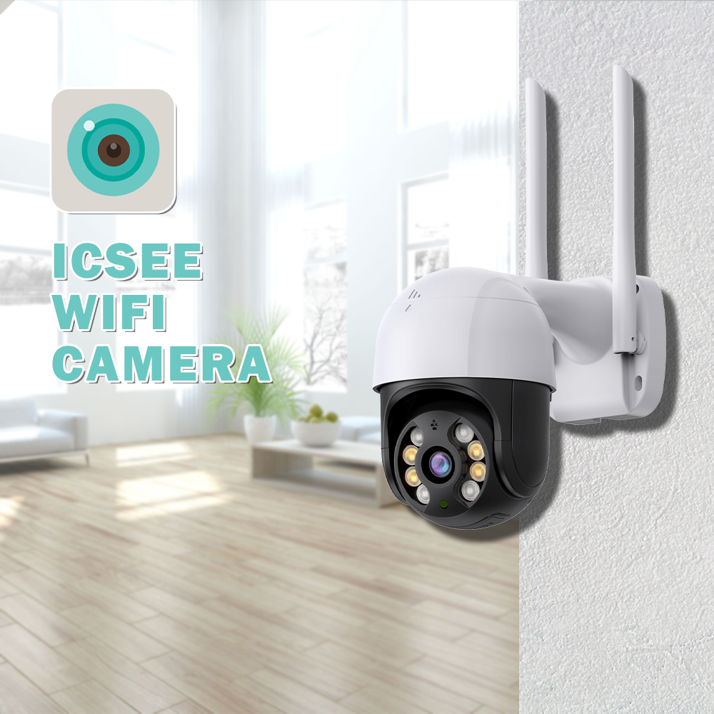 ICSEE 3MP Resolution WIFI Camera with Low Illumination & Clear Image H.265 Video Compression Format Wireless PTZ CCTV Camera