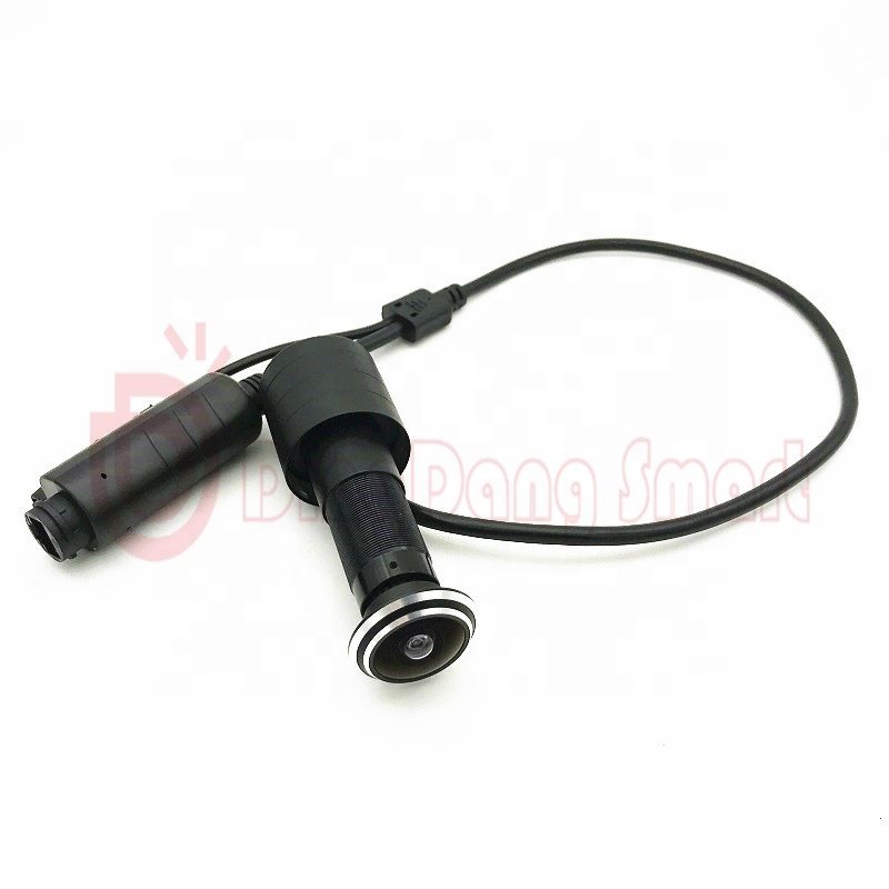 Wide Angle Lens DOOR EYE HOLE 2Mp ICSEE Xmeye App H.265 FISHEYE 1080P Super Mini POE IP Camera