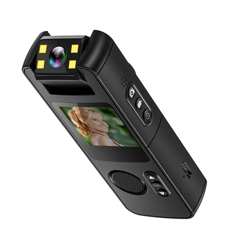Battery Mini Body Camera Recorder 1080P Portable Law Enforcement Logger Video Audio Recording Wearable Camera with Clip