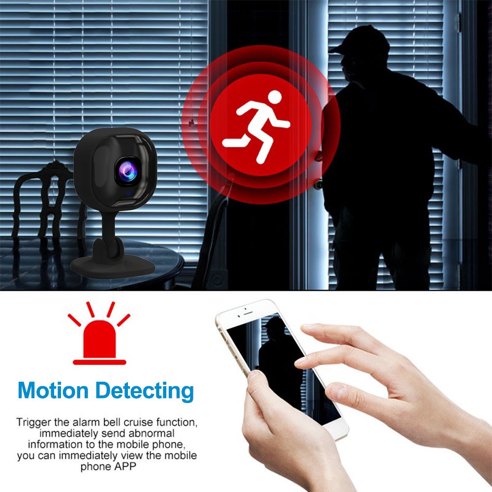 Wireless Two Way Intercom Smart Indoor Mini Motion Detection Security Camera