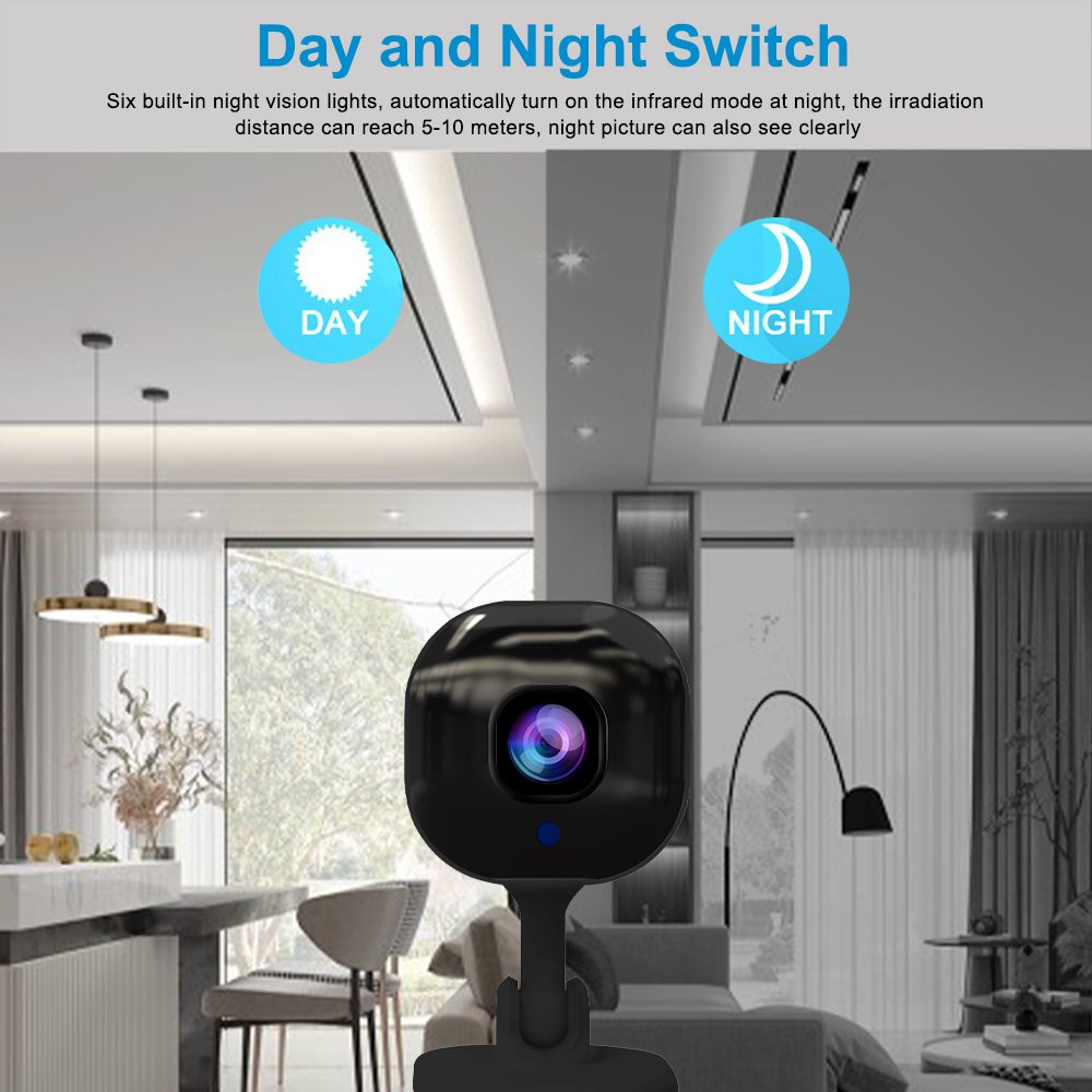 Wireless Two Way Intercom Smart Indoor Mini Motion Detection Security Camera