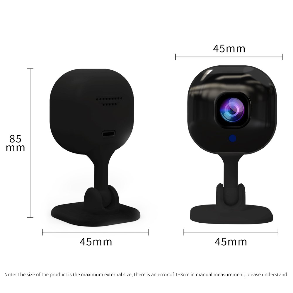Wireless Two Way Intercom Smart Indoor Mini Motion Detection Security Camera