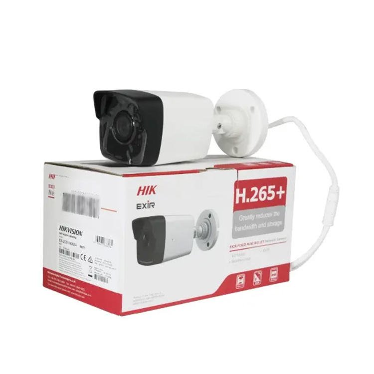 Hik 2MP Original Genuine Network IP Camera DS-2CD1023G0E-I POE with 30M Infrared Motion Detection for Indoor Outdoor CCTV Video