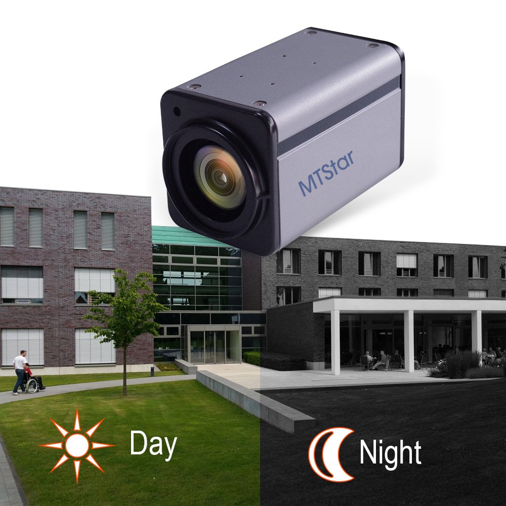 CVBS/AHD/TVI/CVI HD-SDI 2mp Analog Camera WDR 3D-NR OSD ICR Box Camera 20X Zoom Outdoor 1080p Box Camera