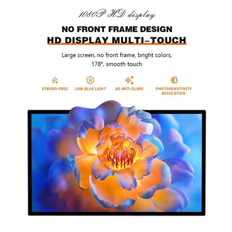 27 32 Inch Android System Tv In-Cell Touch Screen Gym Gaming Live Room Smart Tv With Removable Scroll Wheels