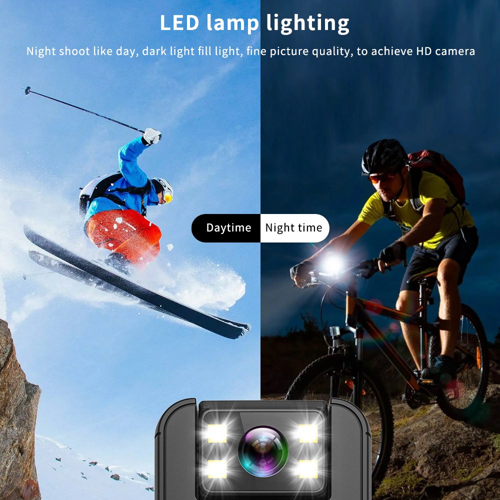 QZT 1080p Body Worn Mini Camera Digital Video Recorder Camcorder Video Audio Night Vision Motion Detection Law Enforcement