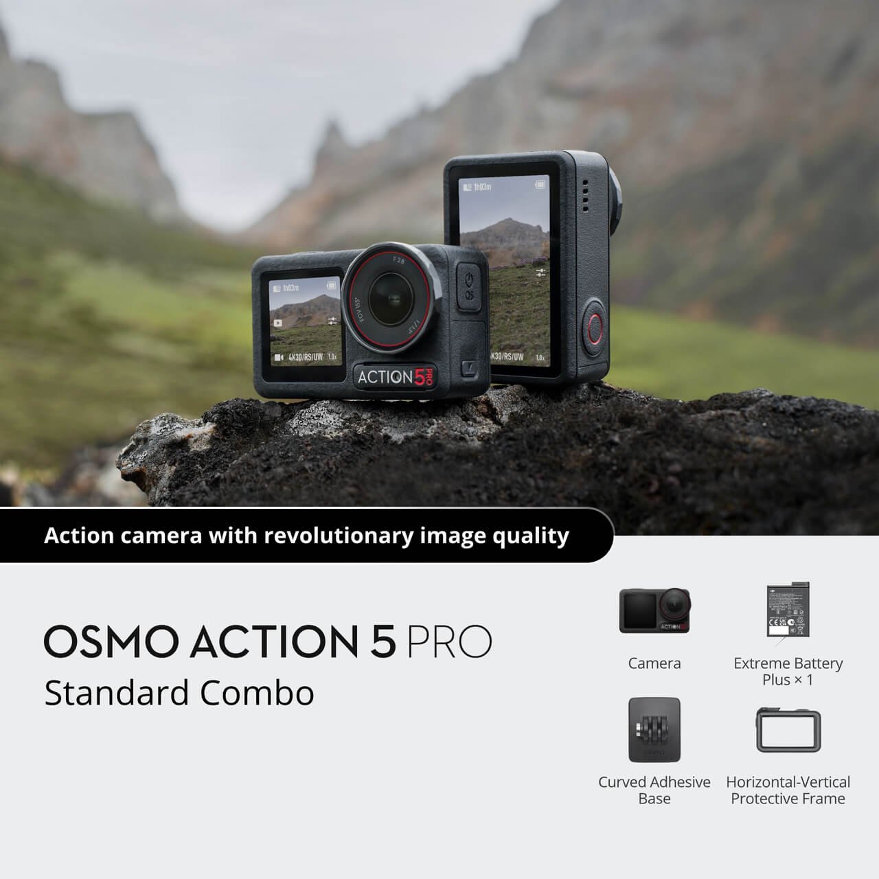 Osmo Action 5 pro Standard Combo DJI Action 5 240 minutes of battery life 4K/240fps Action Camera with Super-Wide FOV in stock