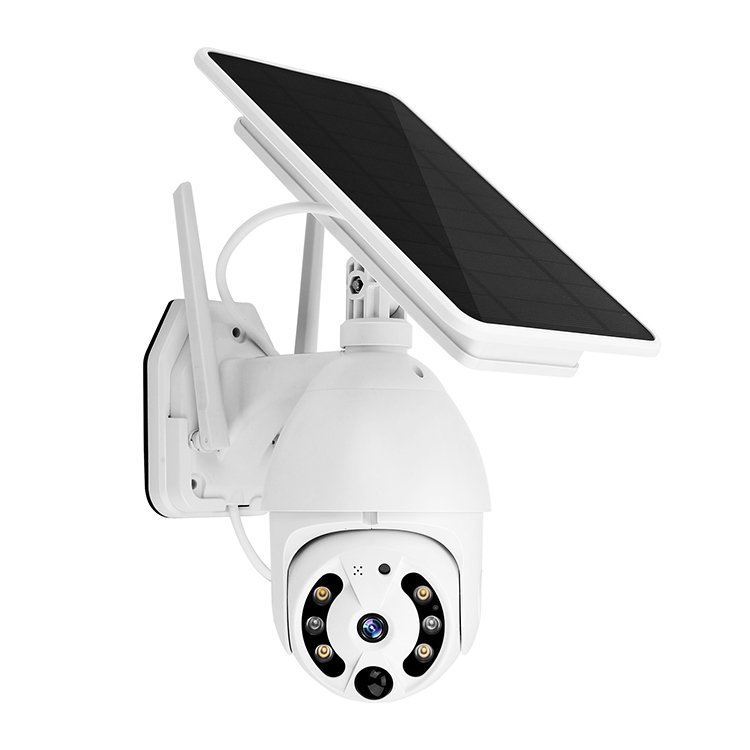 Hot Sale 4G Network Camera 4.0MP 8pcs Batteries Auto-tracking Two-way Audio H.265 Protocol