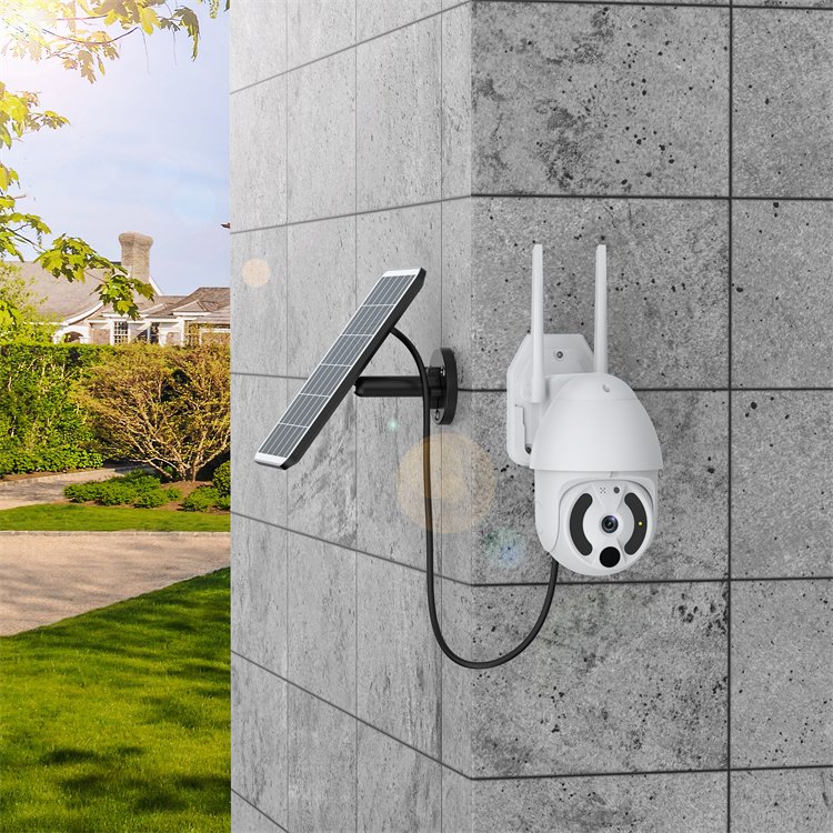 Hot Sale 4G Network Camera 4.0MP 8pcs Batteries Auto-tracking Two-way Audio H.265 Protocol