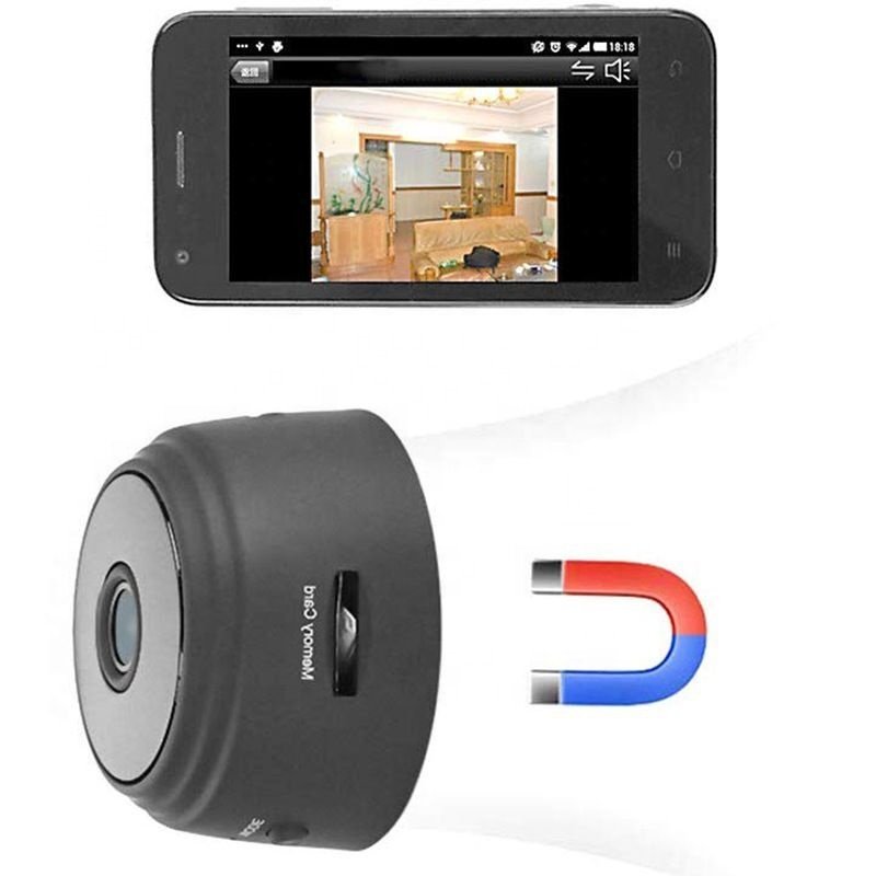 mini camera motion detection two way intercom video playback infrared night vision baby monitor camera