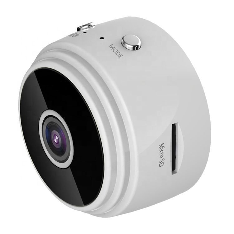 mini camera motion detection two way intercom video playback infrared night vision baby monitor camera