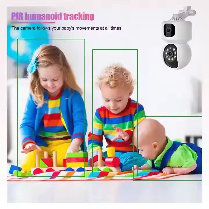 Hot Selling Indoor 4MP Small CCTV Camera WiFi IP Network Cameras With Two Way Audio Baby Monitor Camera Support tuya App