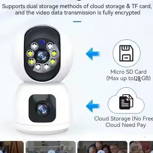 Hot Selling Indoor 4MP Small CCTV Camera WiFi IP Network Cameras With Two Way Audio Baby Monitor Camera Support tuya App