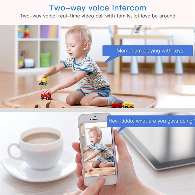 Rscamtom 5MP Mini Indoor Wireless WIFI CCTV Camera Home and Baby Monitoring 5MP Mini Indoor Wireless WIFI Camera
