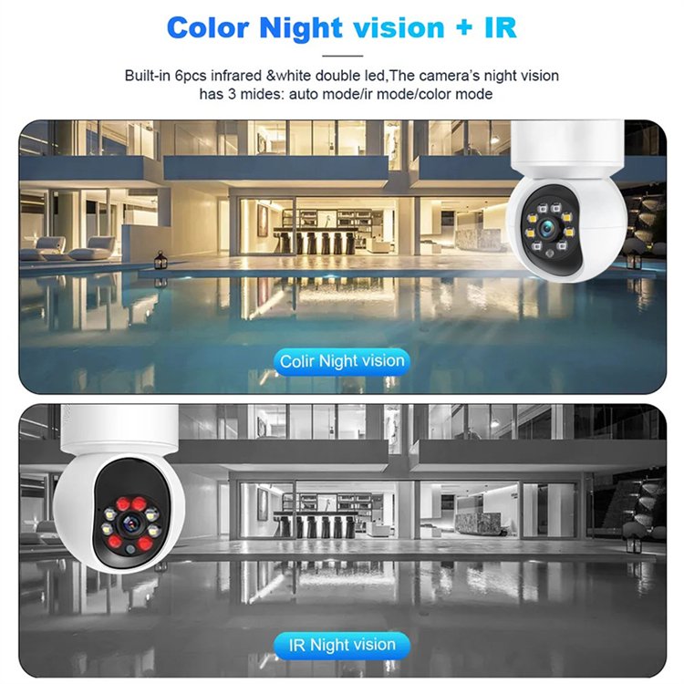 Rscamtom 5MP Mini Indoor Wireless WIFI CCTV Camera Home and Baby Monitoring 5MP Mini Indoor Wireless WIFI Camera