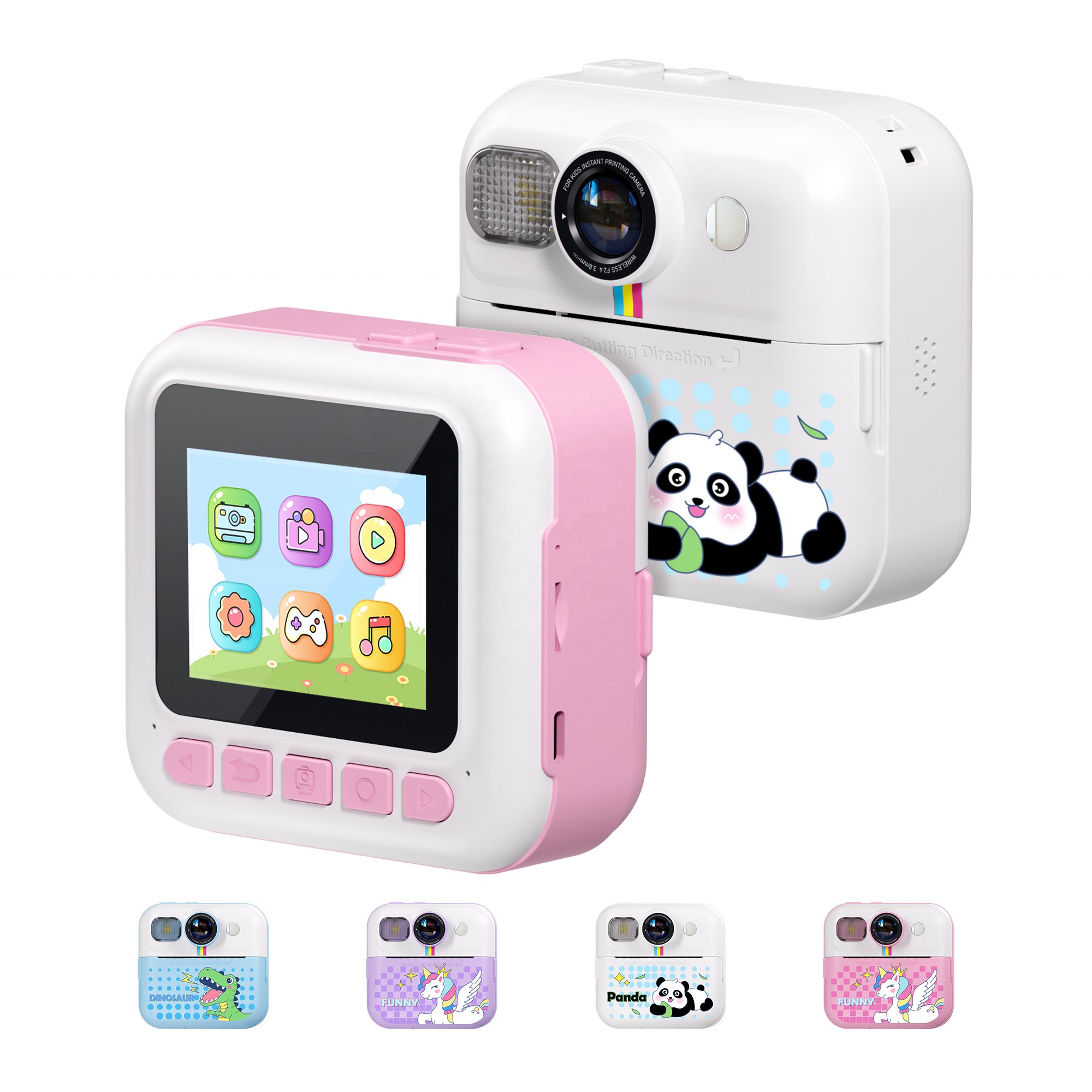 YMX CP02 Juguetes 2023 Elementary School Students Kindergarten Gift Kids Instant Camera Print Mini Camera for Girl Boy Children