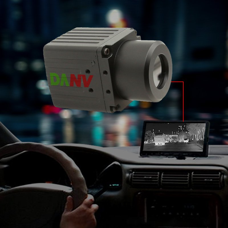 Long Detection Distance High Resolution Driving Car/Truck Vehicle Thermal Imaging Night Vision Camera