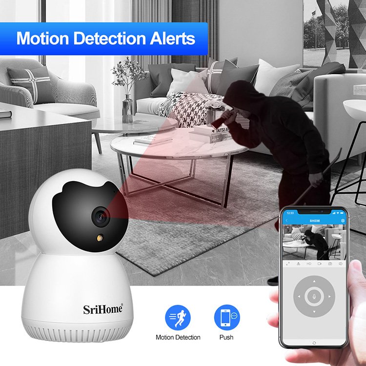 SriHome Ipsy CCTV Network Camera Camarass DE Seguridads Wireless Security Camera 3MP UltraHD IP Camera