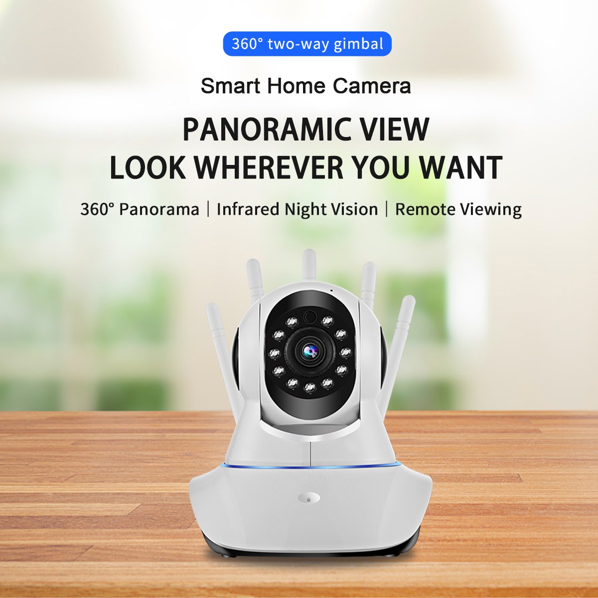 Wireless HD Wifi Remote Mobile Phone Intercom Smart Baby Monitor Camera