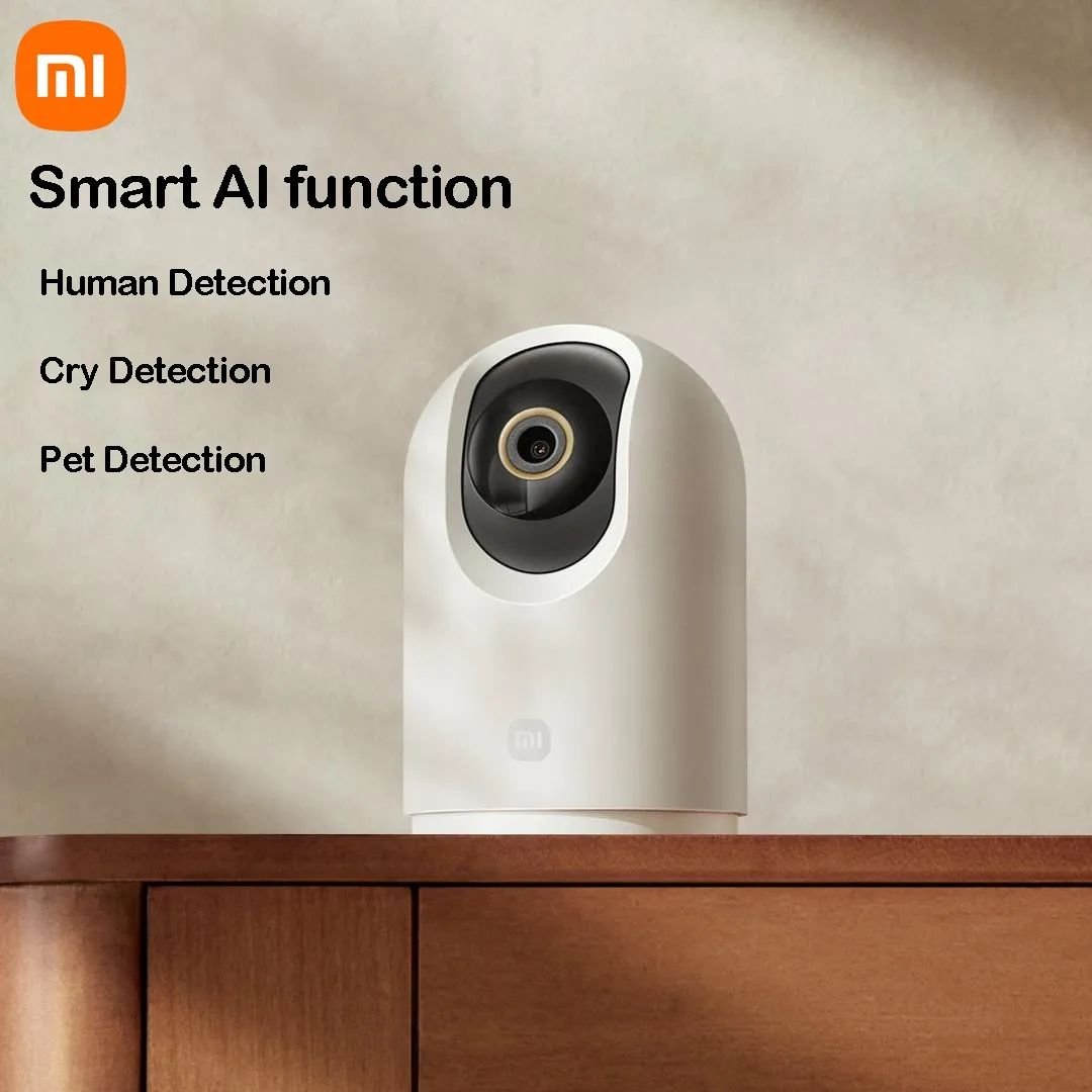 Xiaomi Smart Camera 3 Pro Pan-Tilt Version MJSXJ16CM White supports 2.4GHz/5GHz Wi-Fi connection and has a resolution of 1666P