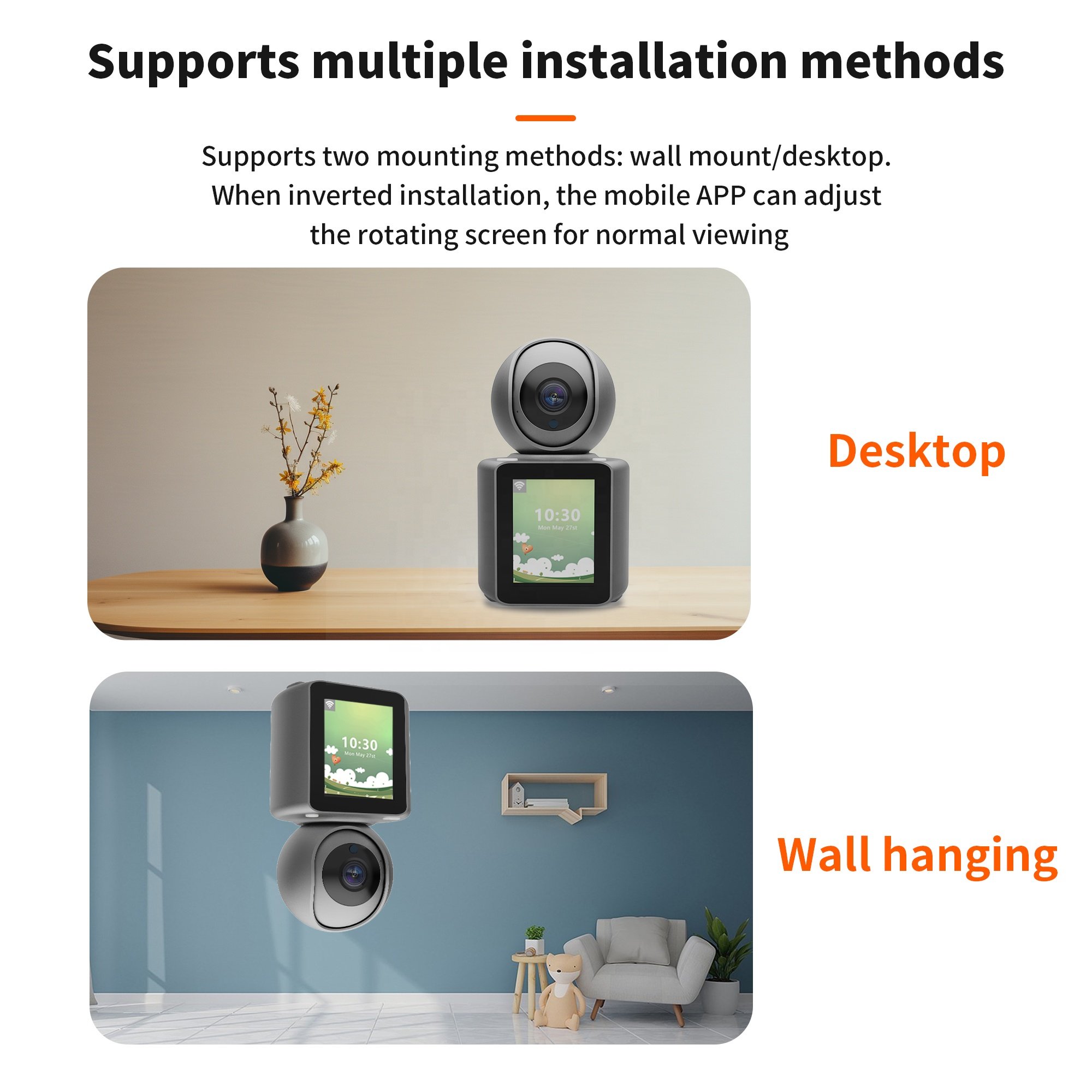 200 Hd Indoor Video Calling Plug-In Wifi Auto Tracking Motion Infrared Night Vision Face Talk Wifi Security Camera