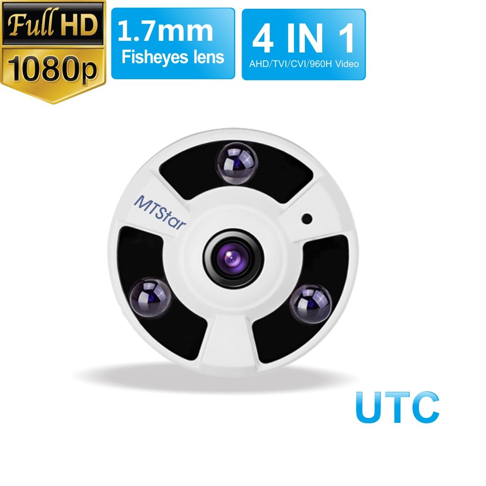 1080P 4 IN 1 Security Camera 360 Degree Fisheye Panoramic Surveillance Video CCTV Camera Night Vision