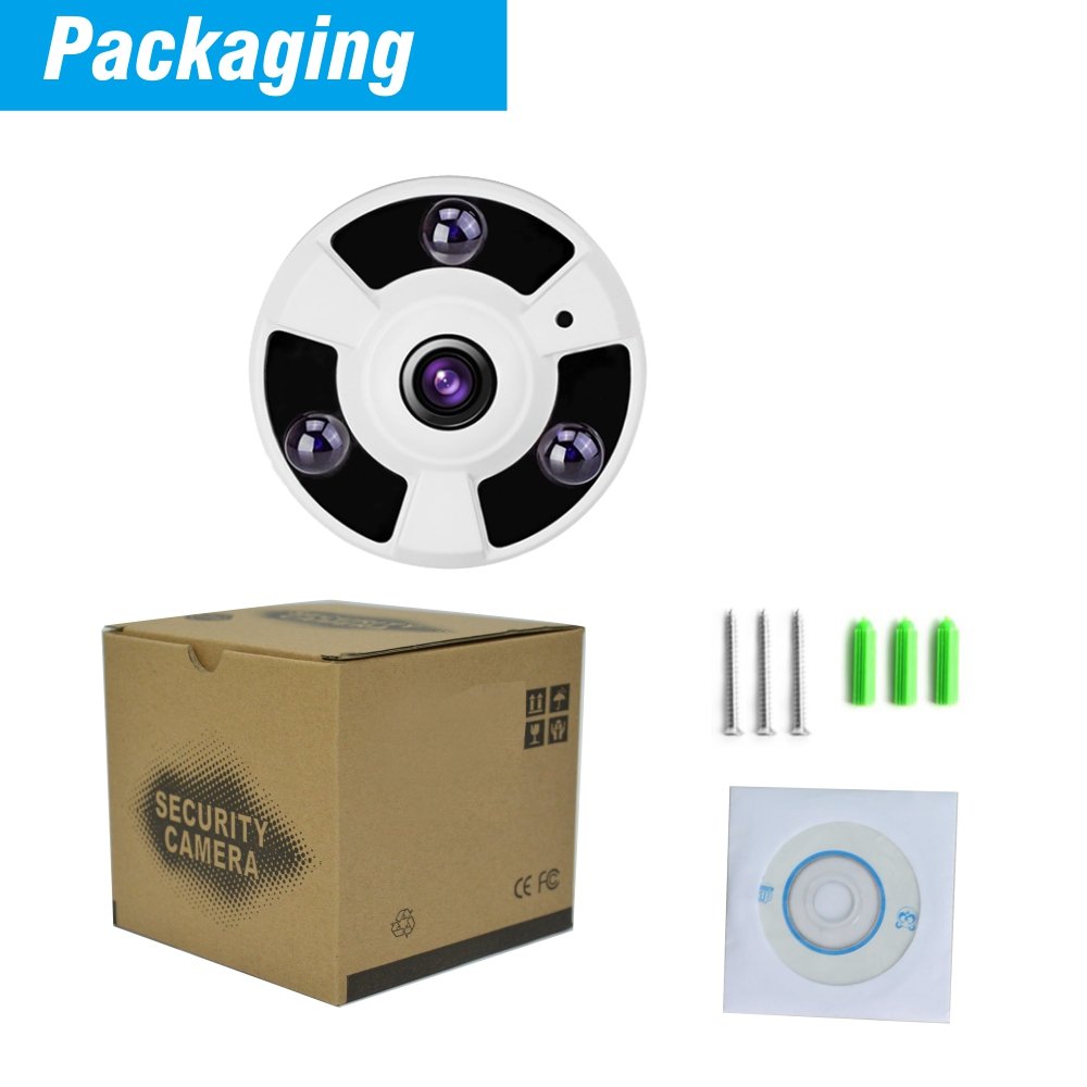 1080P 4 IN 1 Security Camera 360 Degree Fisheye Panoramic Surveillance Video CCTV Camera Night Vision