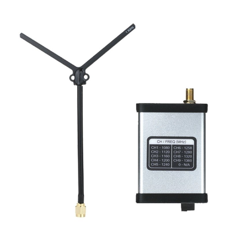 1.2G Image Transmission 1.3G 800MW Crossing Machine FPV Analog Transmission/Reception Module including Antenna Transceiver
