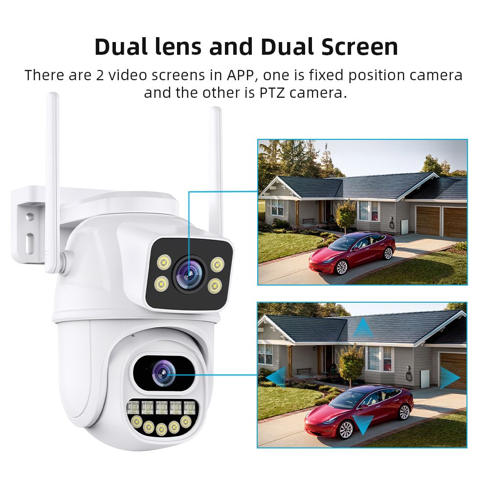 Icsee Mini Wifi Camera Smart Ai Human Motion Detection Network Camera With Night Vision Wireless Security Ptz Outdoor Camera