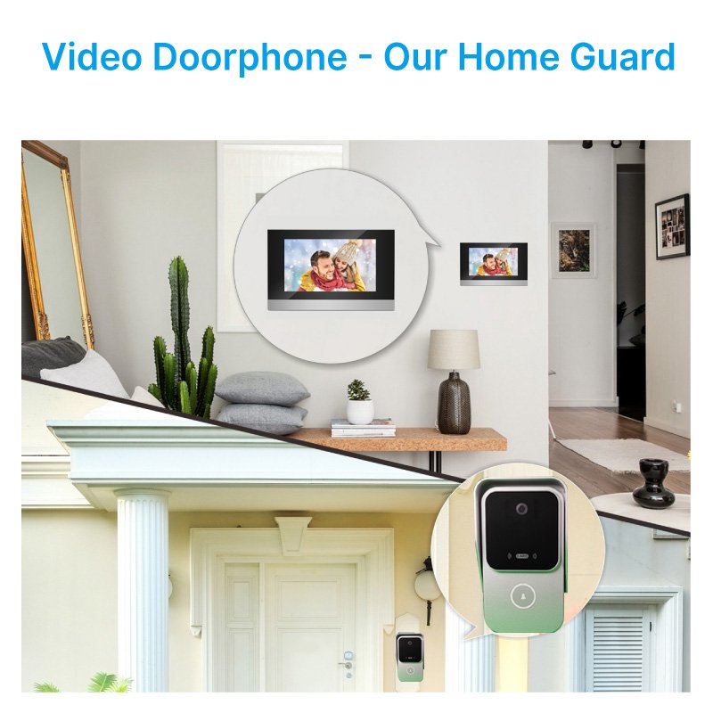 Factory Cheap Price Analog Wired Indoor Monitor Digital Doorbell Camera With Unlock 2 Way Ring Doorbell Screwdriver