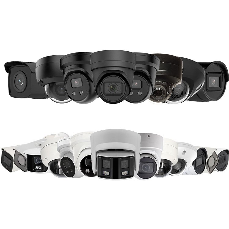 OEM hik Full Color metal 8MP 4K Smart Hybrid Light Dome Turret Bullet eyeball PoE IP CCTV security Camera