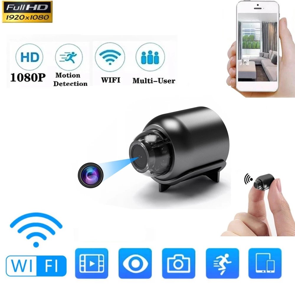 X5 Mini Camera 1080P Video Recorder Surveillance Cameras WIFI Smart Home Security Protection Night Vision IP Cam Baby Monitor