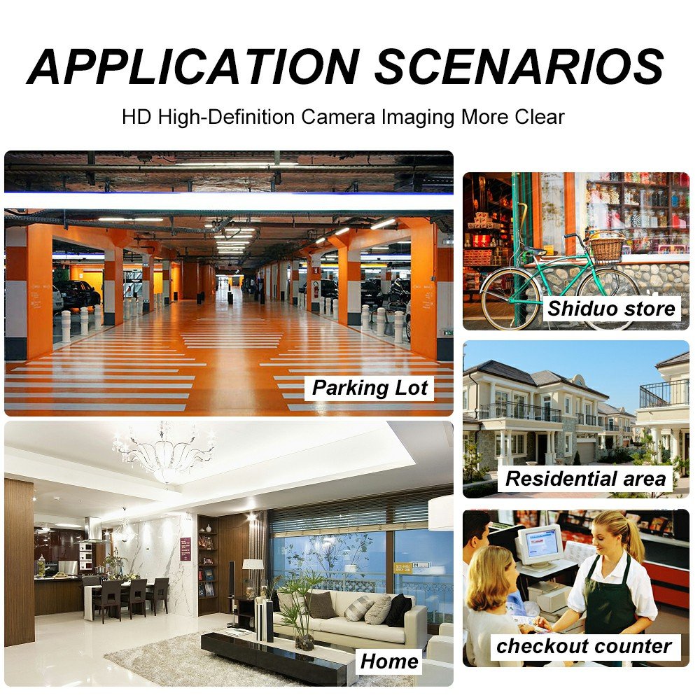 Anxinshi Brand New 6MP HD Full Color Night Vision Outdoor Waterproof AI Black Light Analysis PoE IP Network Camera
