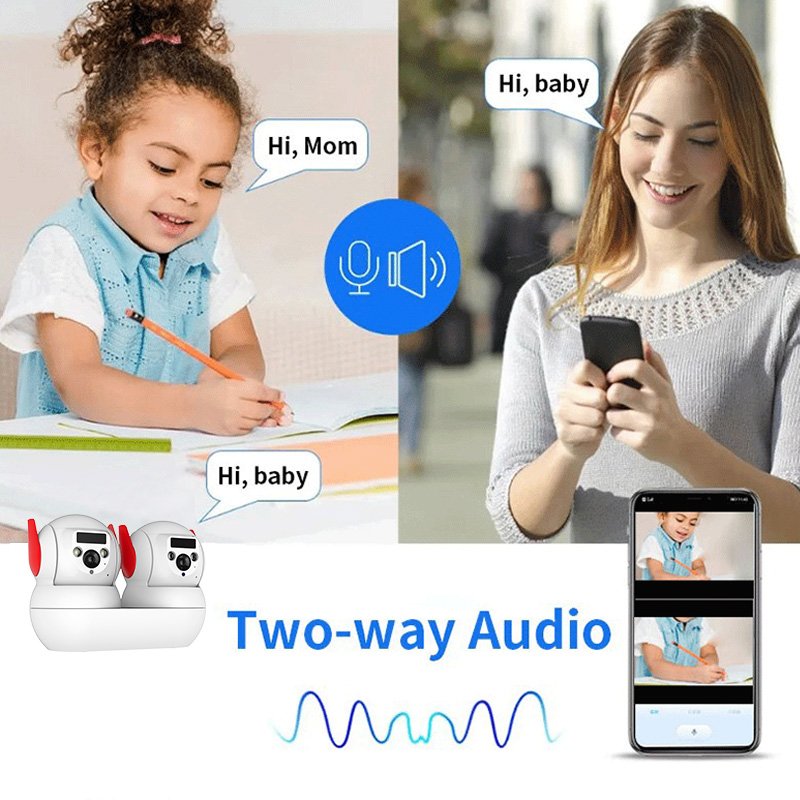 Wistino mini wireless wifi camera 6mp hd PIR smart alarm motion detection indoor cctv camera