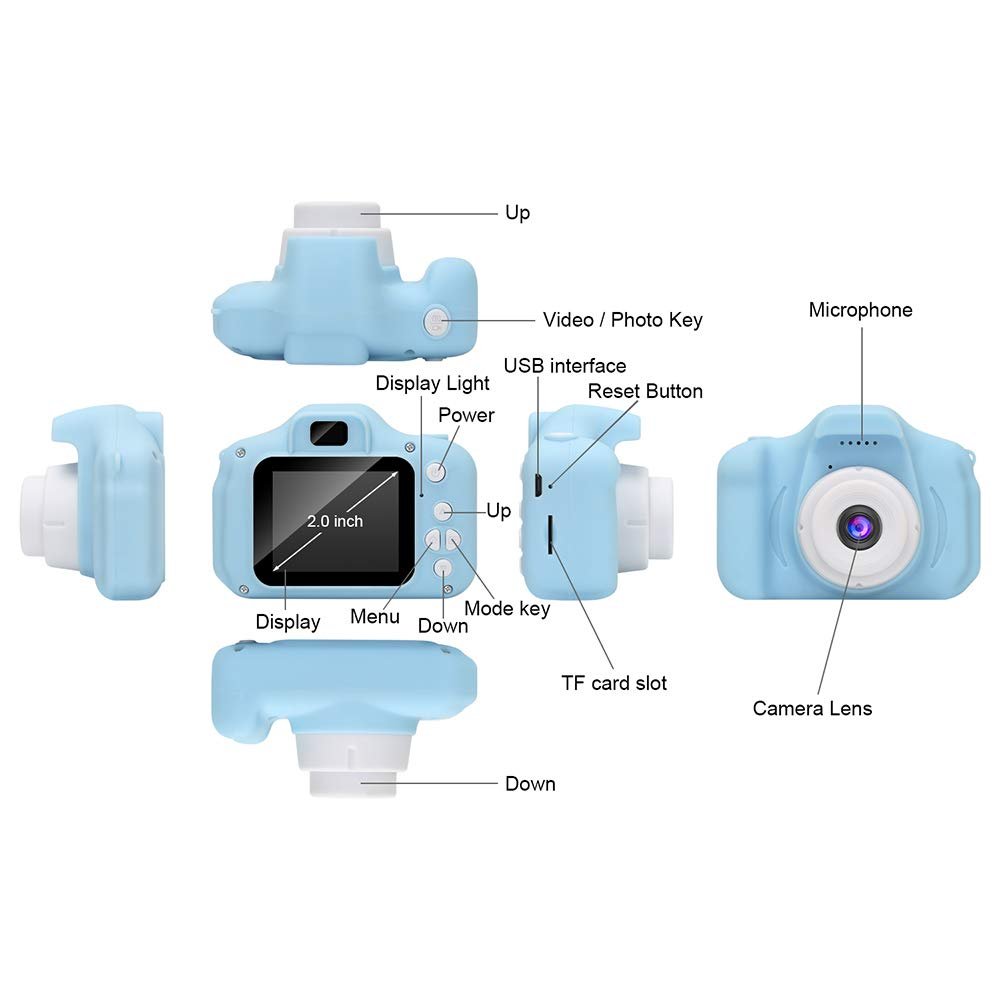 Holide Wholesale Cheap Cute Mini Children Digital Camera Kid Camera Toy Camera For Kids