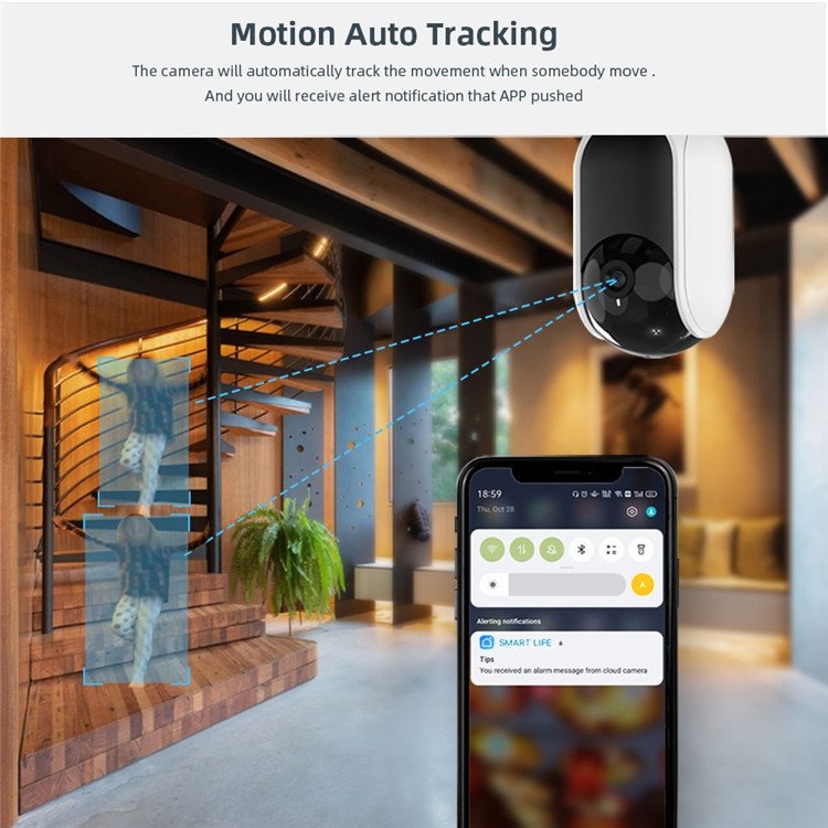 Bbay Tuya Wifi Ip Indoor Ptz HD Security Wireless 3MP Smart Network Camera