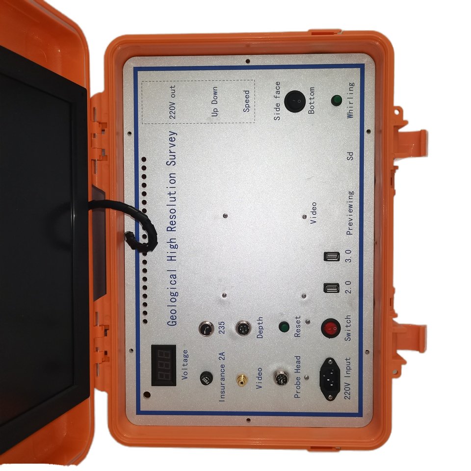 Hot Selling 400m 360 Degree Rotary Borewell HD Analog down Hole Inspection Camera 360 Degree Rotary Borewell Sensor