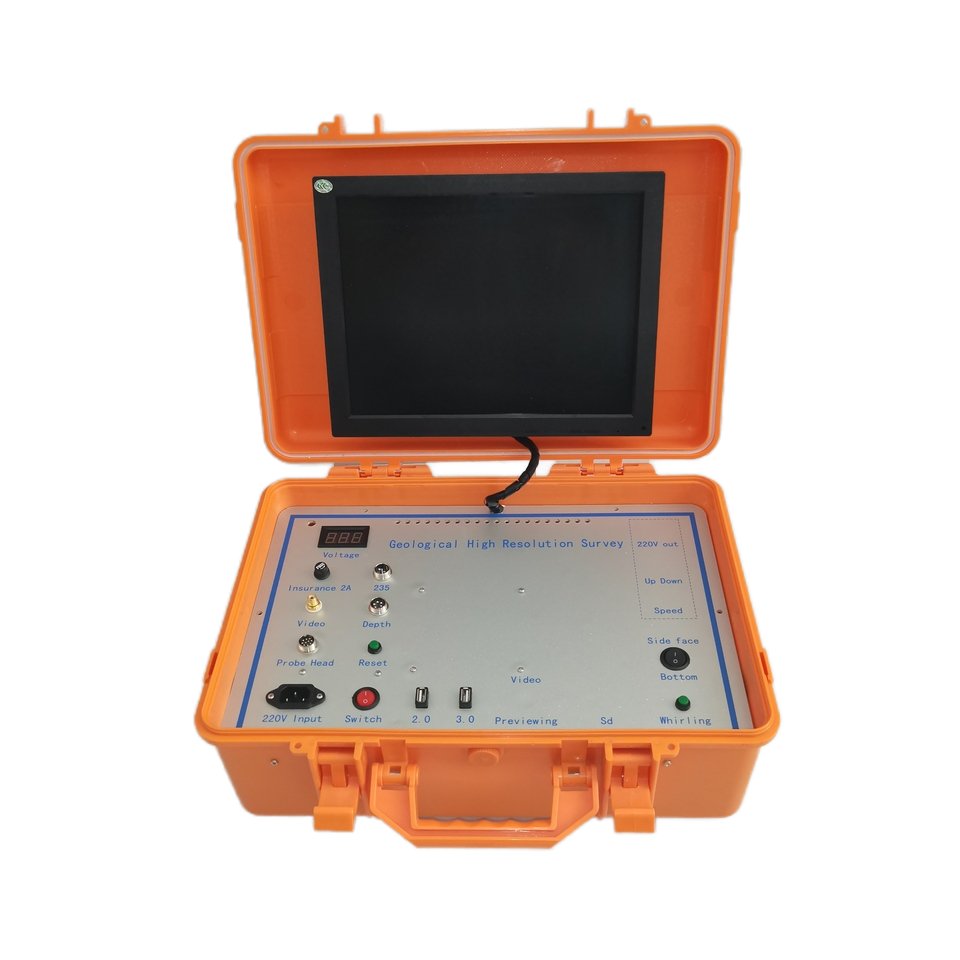 Hot Selling 400m 360 Degree Rotary Borewell HD Analog down Hole Inspection Camera 360 Degree Rotary Borewell Sensor